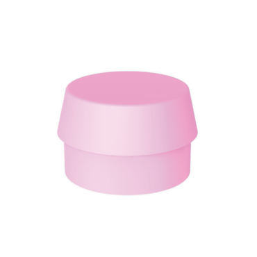 Soft Pink Silicone Cap for ball attachment