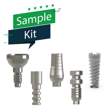 Cement Restoration Dental Implant Test Kit Inc. 5 components