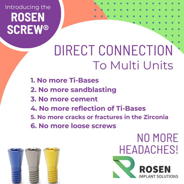 50 X Rosen Screw® (M1.72)