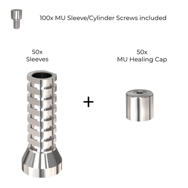 50X Multi Unit Healing Cap & 50X MU Sleeve Bundle Special