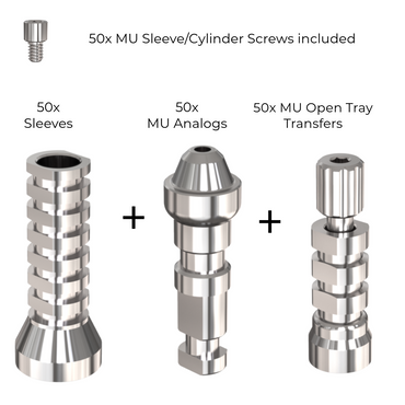 50X MU Analog & 50X MU Open Tray Transfer & 50X Multi Unit Sleeves Bundle Special